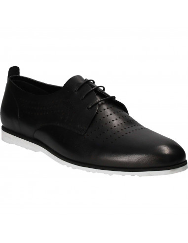Pantofi Barbati, piele, casual, negru