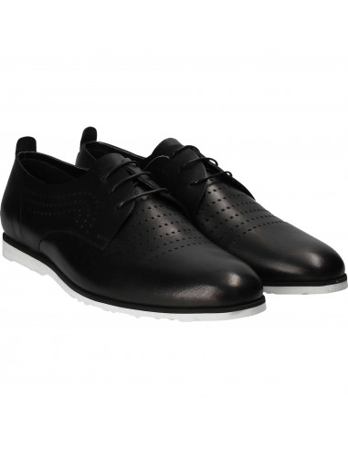 Pantofi Barbati, piele, casual, negru