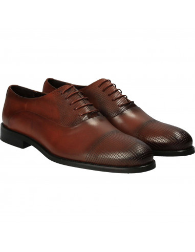 Pantofi din piele, eleganti, barbati, maro