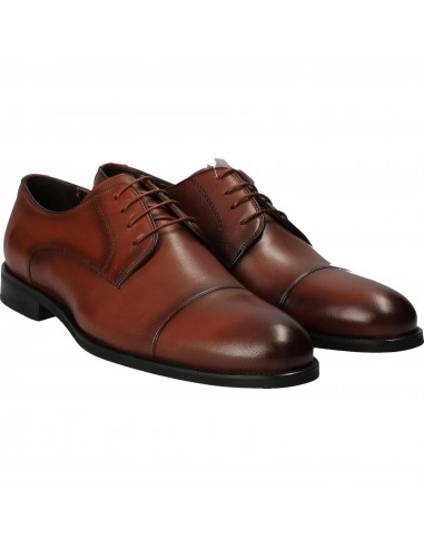 Pantofi din piele, eleganti, barbati, maro