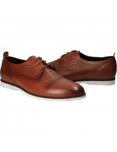 Pantofi barbati piele casual maro
