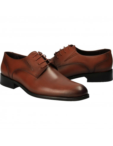 Pantofi din piele, eleganti, barbati, maro