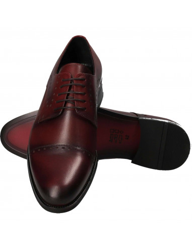 Pantofi din piele, eleganti, barbati, bordeaux