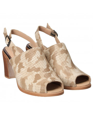 Sandale Femei Elegant Piele Bej VGT17645-2BE-281