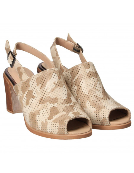 Sandale Femei Elegant Piele Bej VGT17645-2BE-281