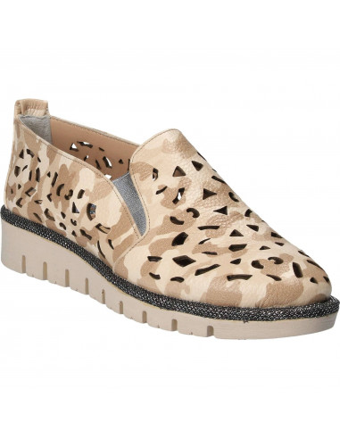 Pantofi Femei, piele, casual, bej