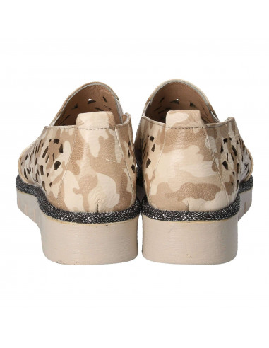 Pantofi Femei, piele, casual, bej