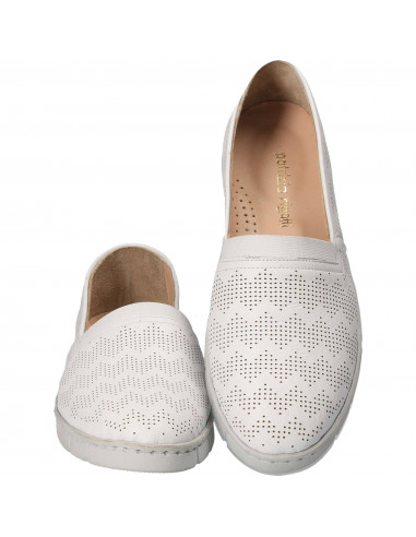 Espadrile Femei piele albi