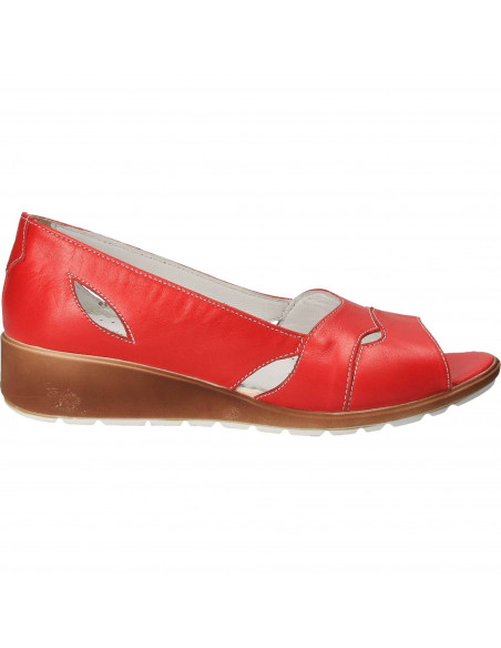 Pantofi Femei casual piele rosii