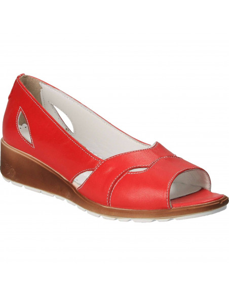 Pantofi Femei casual piele rosii
