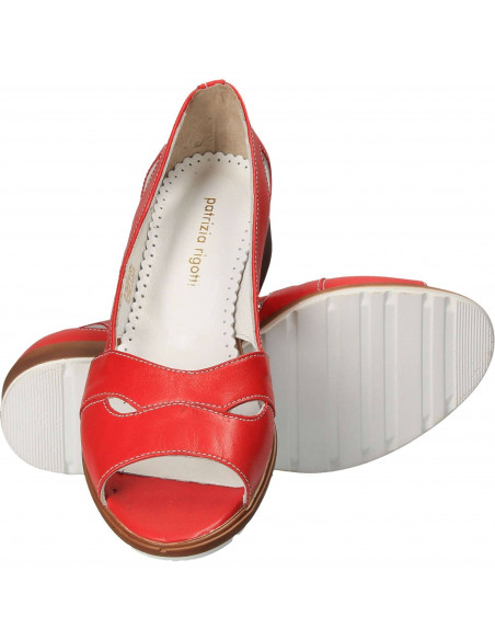 Pantofi Femei casual piele rosii