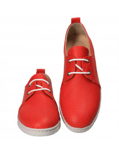 Pantofi Femei casual piele rosii