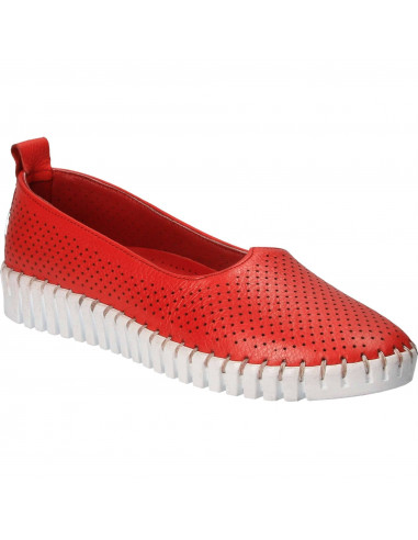 Espadrile Femei piele rosii