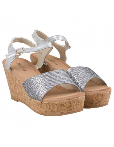 Sandale dama casual argintiu marca Dame Rose VGFY74AG.MS