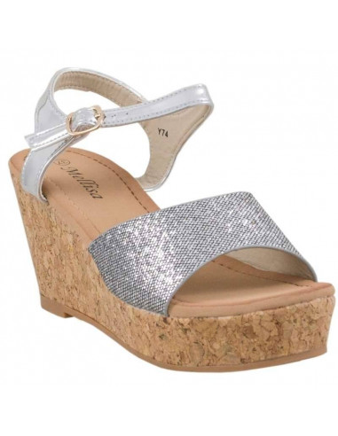 Sandale dama casual argintiu marca Dame Rose VGFY74AG.MS