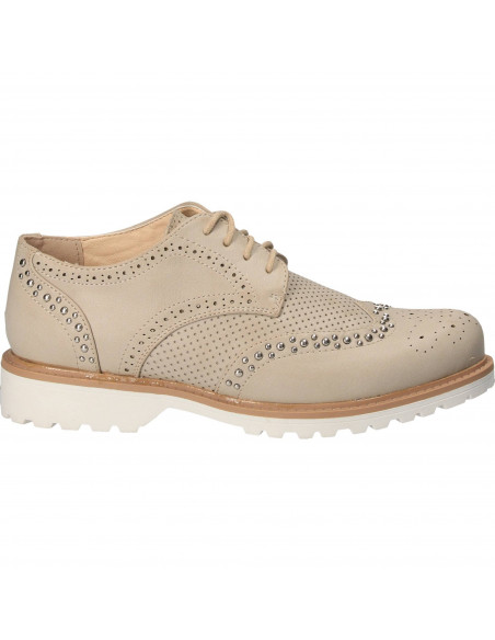 Pantofi Femei Casual Oxford Bej