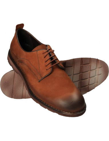 Pantofi Eleganti Barbati Piele Maro DA VINCI
