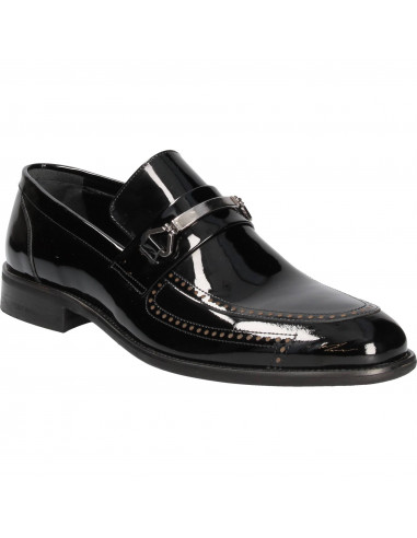 Pantofi Barbati Eleganti Negri Lac DA VINCI