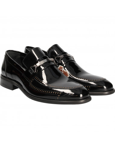 Pantofi Barbati Eleganti Negri Lac DA VINCI