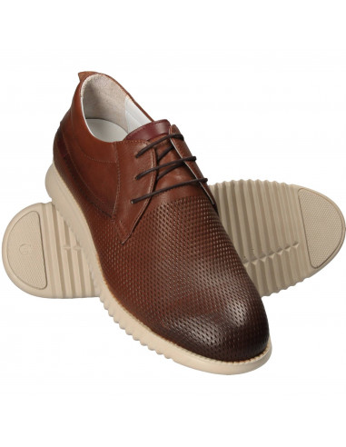 Pantofi Eleganti Barbati Piele Maro DA VINCI
