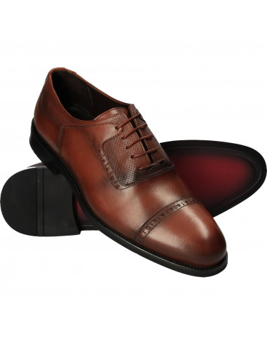 Pantofi Barbati stil Oxford, Eleganti, Piele, DA VINCI