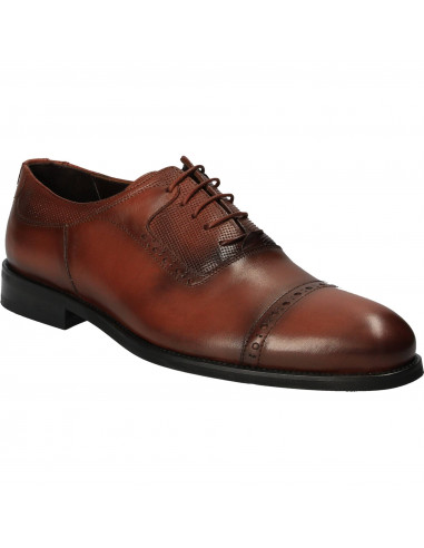 Pantofi Barbati stil Oxford, Eleganti, Piele, DA VINCI