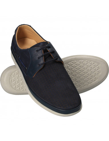Pantofi Barbati Casual Piele Albastri DA VINCI