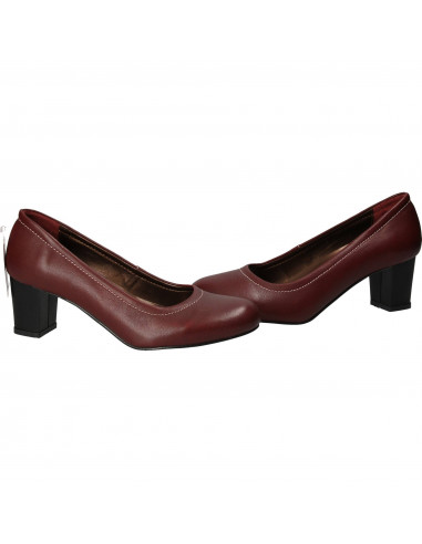 Pantofi Femei Elegant Piele Bordeaux DA VINCI
