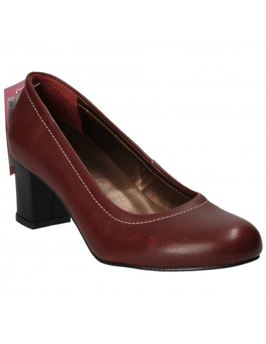 Pantofi Femei Elegant Piele Bordeaux DA VINCI
