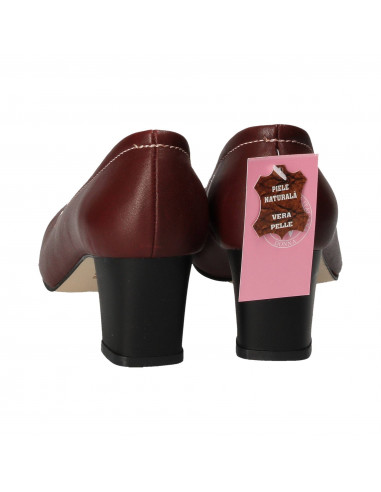 Pantofi Femei Elegant Piele Bordeaux DA VINCI