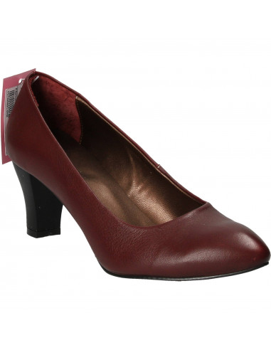 Pantofi Femei Elegant Piele Bordeaux DA VINCI