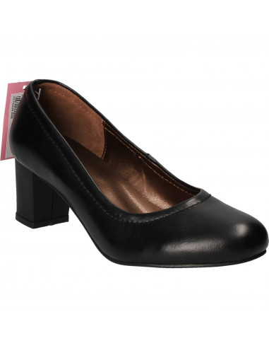 Pantofi Eleganti Femei Piele Negri DA VINCI