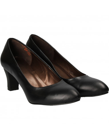 Pantofi Eleganti Femei Piele Negri DA VINCI