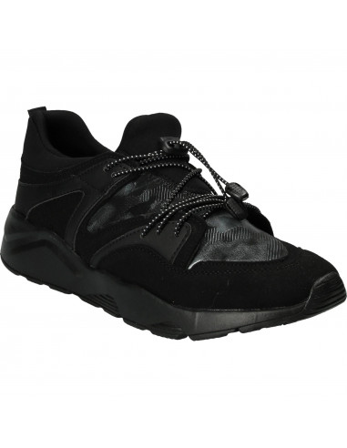 Pantofi sport negri, pentru barbati, marca Masst Coton