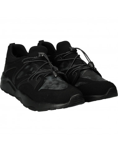 Pantofi sport negri, pentru barbati, marca Masst Coton