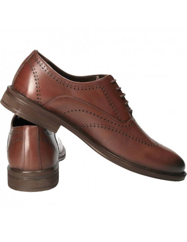 Pantofi eleganti pentru barbati, Da Vinci, culoarea maro