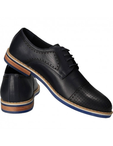 Pantofi din piele, stil elegant, pentru barbati, marca Da Vinci