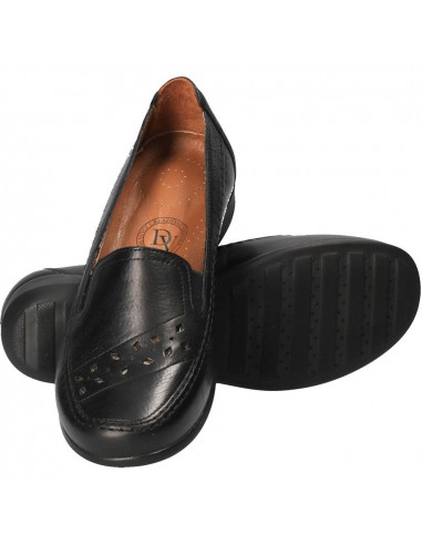 Pantofi clasici cu platforma, piele naturala, Da Vinci