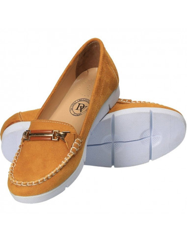 Mocasini trendy, galbeni, de dama, marca Da Vinci