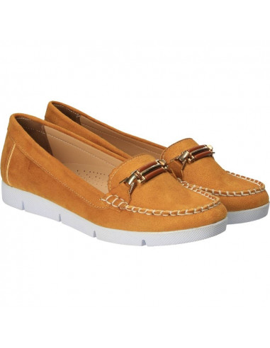 Mocasini trendy, galbeni, de dama, marca Da Vinci