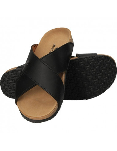 Saboti femei simpli, marca Comfort, CULOAREA neagra