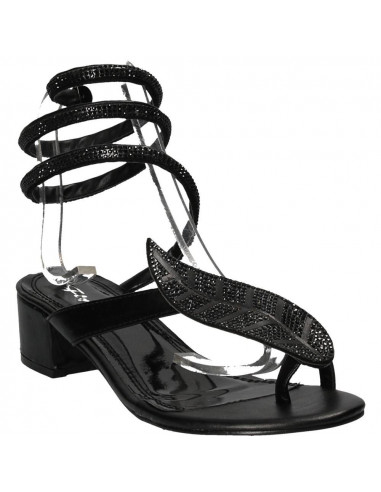 Sandale fashion sneak style, negre, marca Flyfor