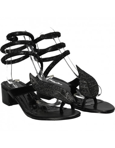 Sandale fashion sneak style, negre, marca Flyfor