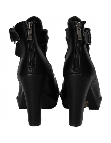 Botine cu toc inalt si platforma