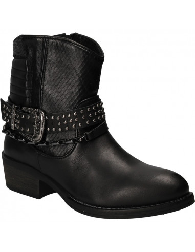 Ghete fashion de dama, negre, din piele naturala