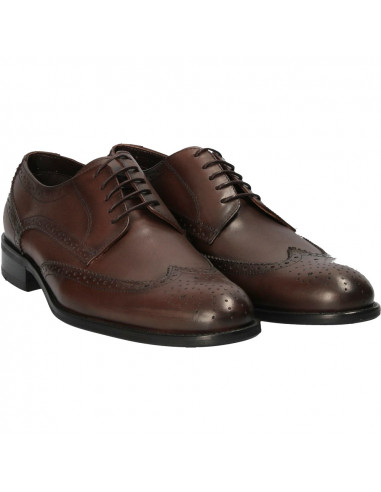 Pantofi barbati, in stil Oxford, din piele naturala