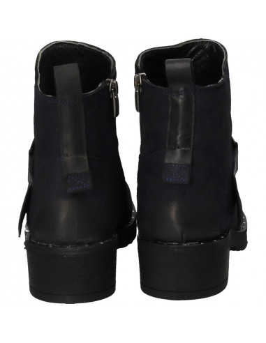 Cizme scurte, fashion, din piele naturala