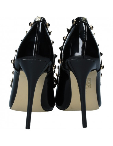 Pantofi fashion, de lac, cu toc inalt