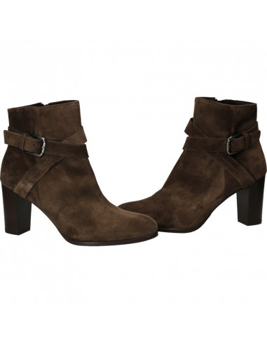 Botine elegante din piele naturala intoarsa
