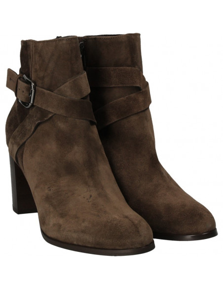 Botine elegante din piele naturala intoarsa